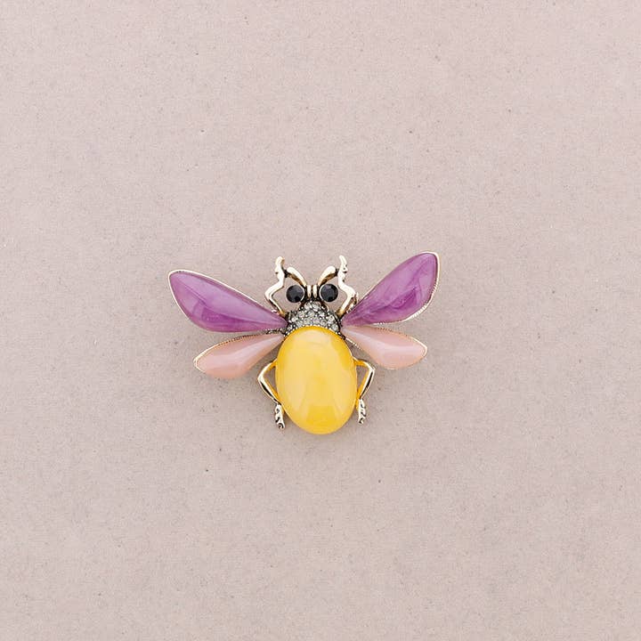 Sonata - Vente Broches - BROCHE INSECTE EN CRISTAL DE RÉSINE3