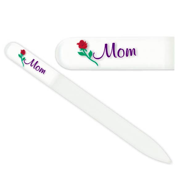 Mom Glass Nail File for wholesale by Smart Charms
