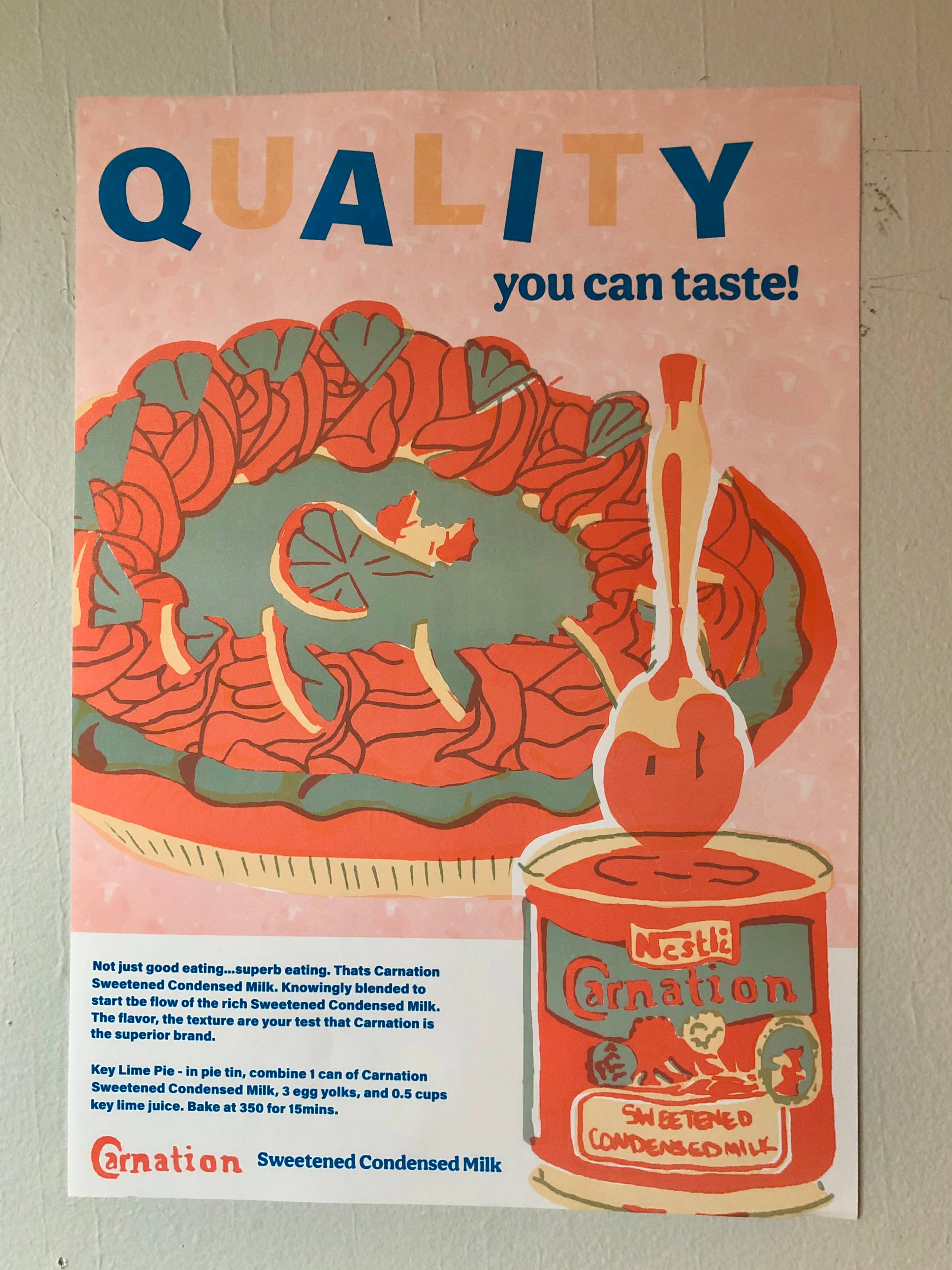 Potato Bread Press - Wholesale Art Print - The Key Lime Pie Print2