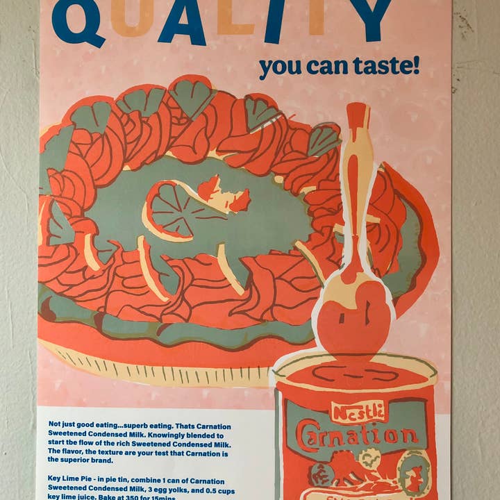 Potato Bread Press - Wholesale Art Print - The Key Lime Pie Print2