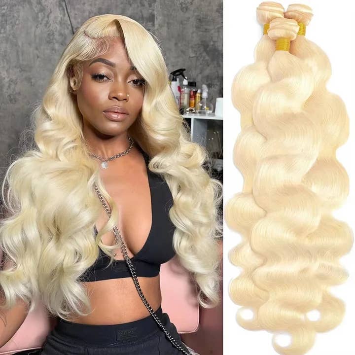 16-40 pouces 99J Bourgogne / Blond 613 Mèches Ondulées - Cheveux Vierges Brésiliens Premium 4/5/6 Paquets pour la vente par Hair Imports NYC