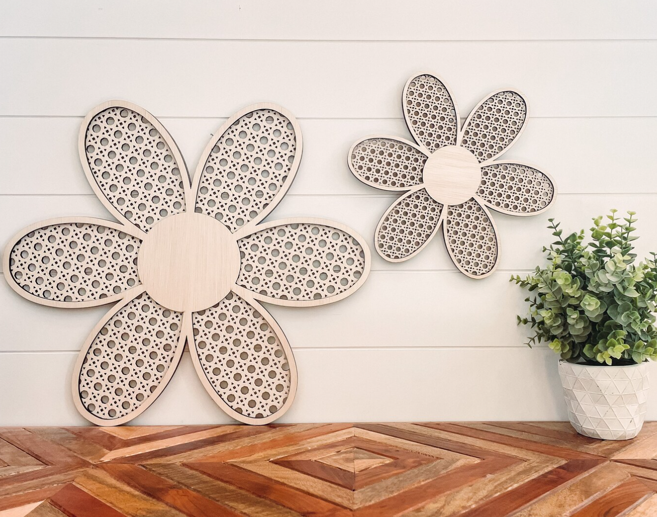 Willie & Dolly Designs - Wholesale Wall Accent - Boho Rattan Letter2