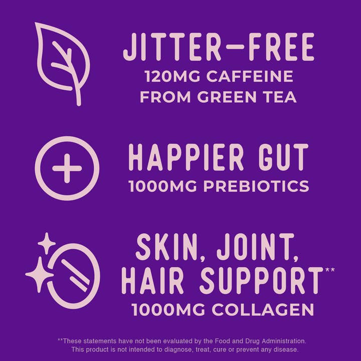 CLEAN Cause - Wholesale Iced Tea - Gut Health Prebiotic & Collagen Energy Drink Berry Vanilla