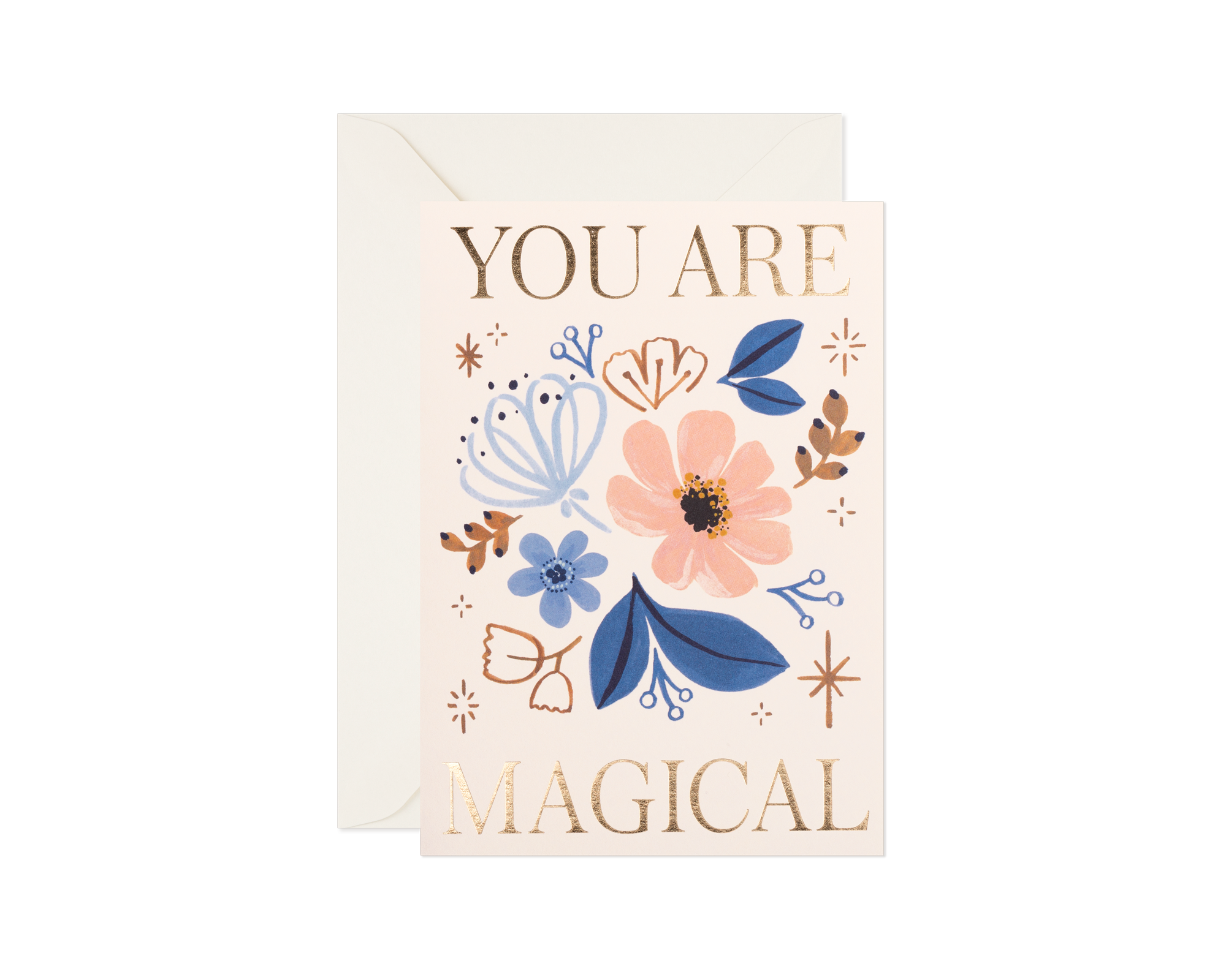 Day One Paper Co. - Wholesale Everyday Greeting Card - Everyday Greeting Card "You Are Magical" with Gold-foil0