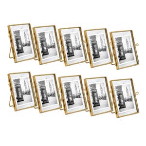 Isaac Jacobs Vintage Style Brass and Glass, Metal Floating Desk Photo –  Isaac Jacobs International