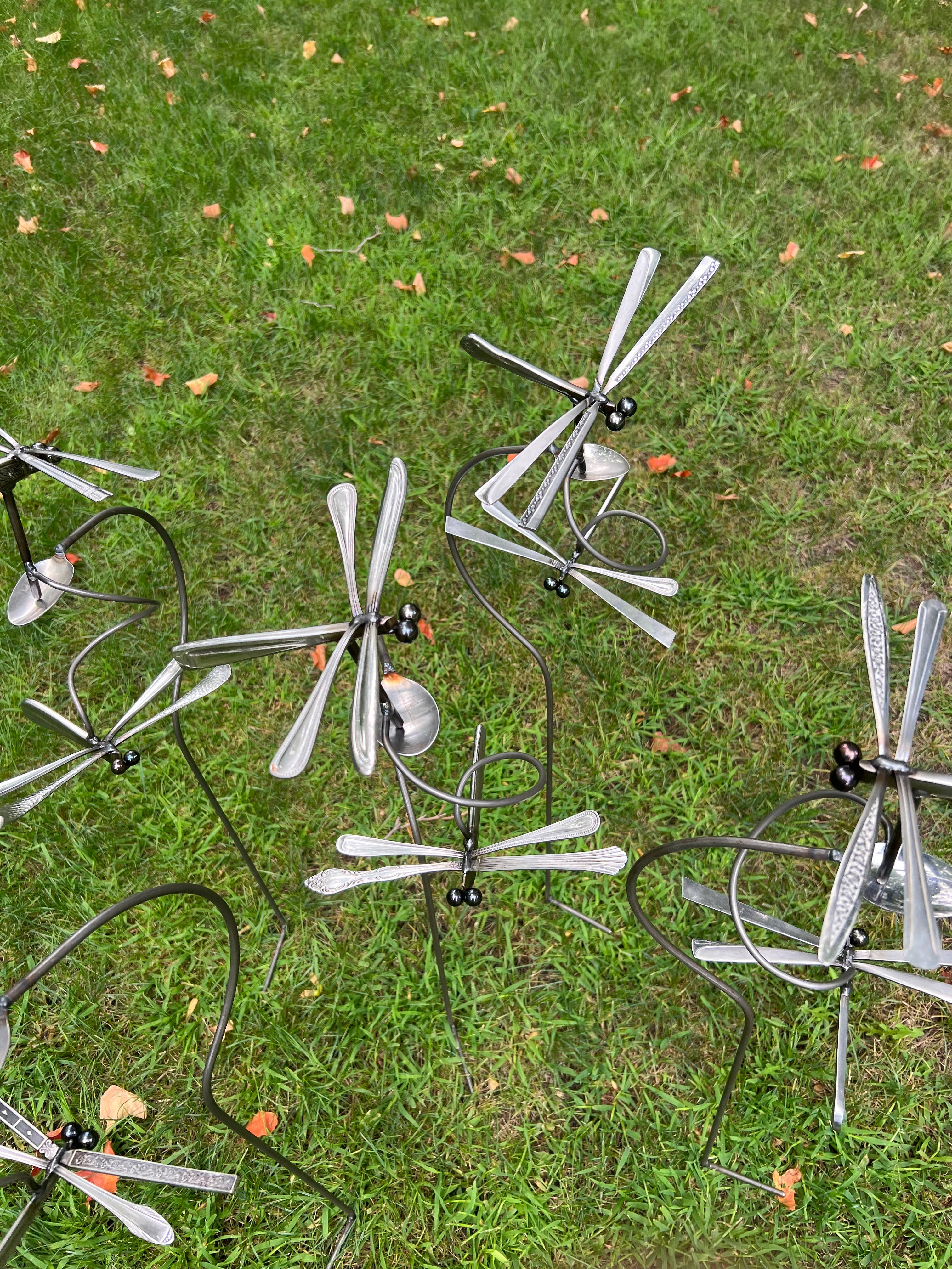 Pauls Metal Petals - Wholesale Outdoor Ornament/Decor - Double Dragonflies4