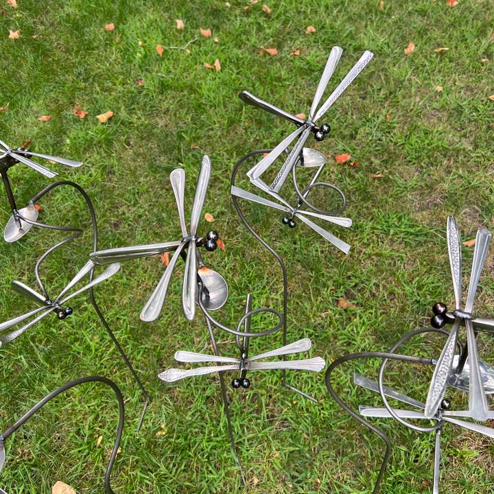 Pauls Metal Petals - Wholesale Outdoor Ornament/Decor - Double Dragonflies4