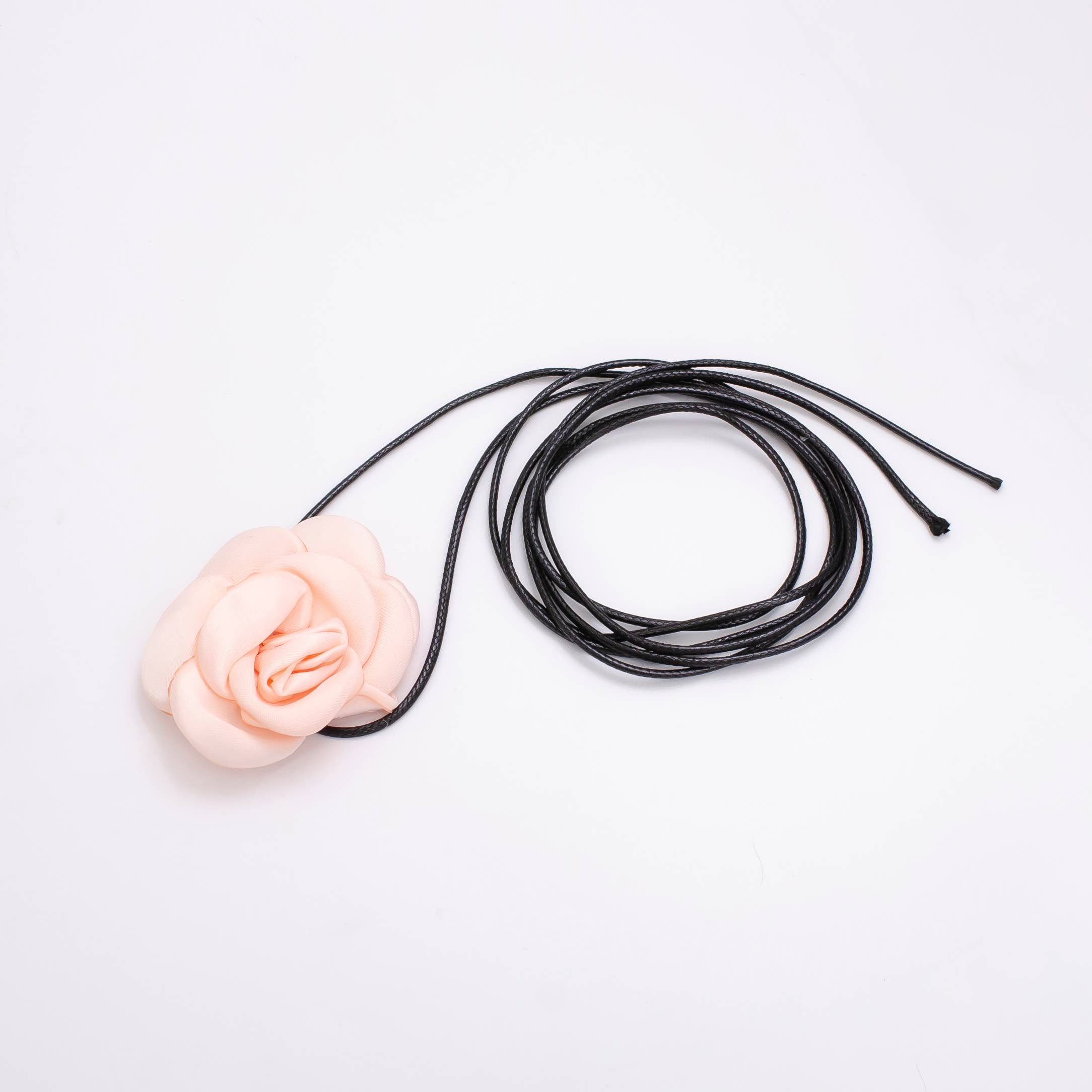Aim Eternal – Engroshandel Choker/colliers – Satin blomst rose choker halskæde, elegant blomst halskæde1