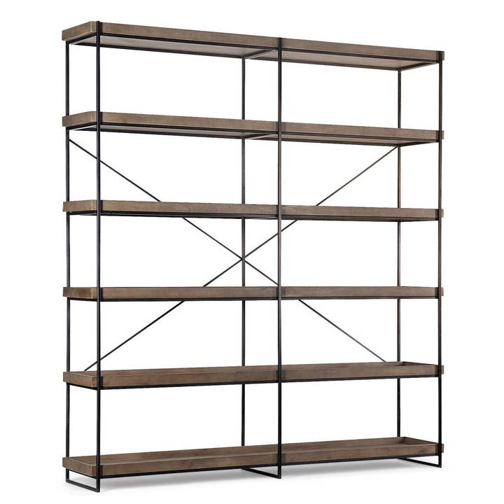 Trey Five Tray Shelf Shelving Unit for wholesale by LOOMLAN