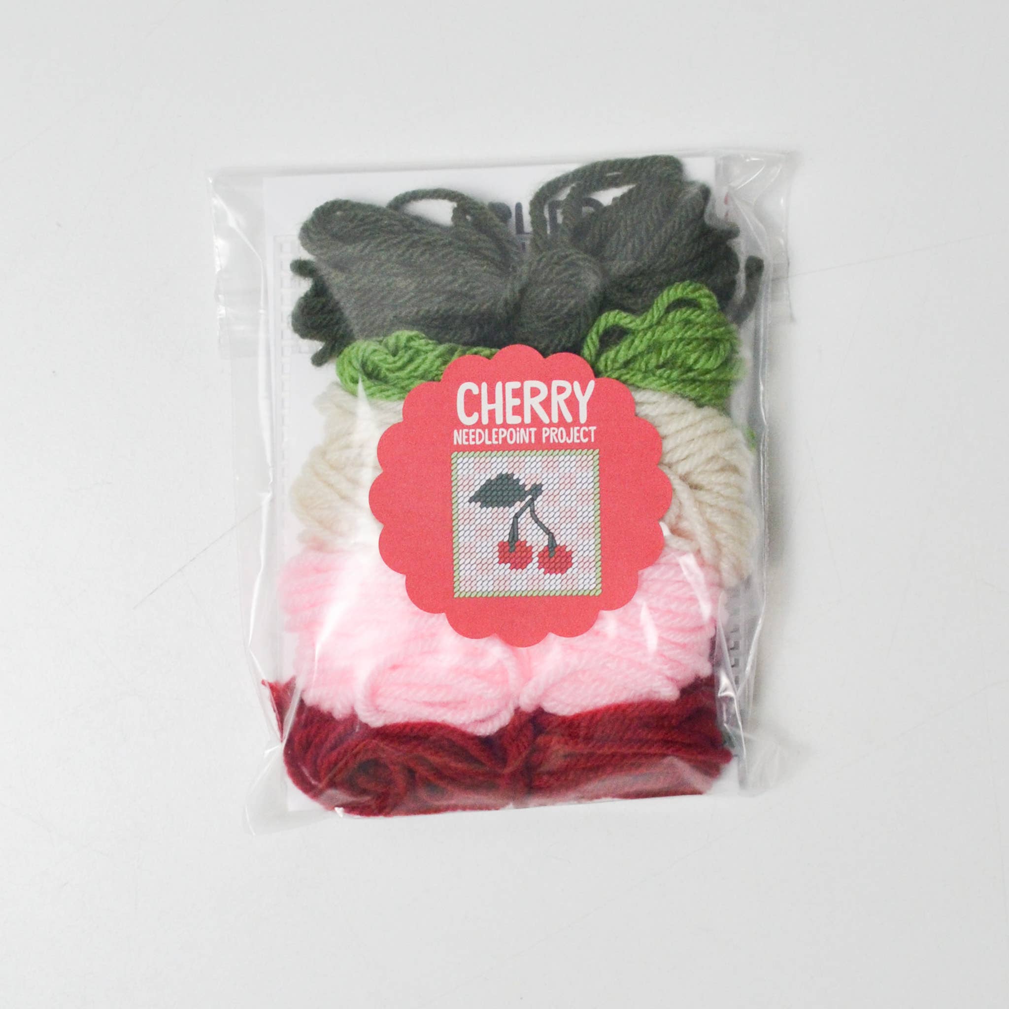 Make & Mend – wholesale Embroidery/cross-stitch supplies – Cherry Needlepoint Kit1