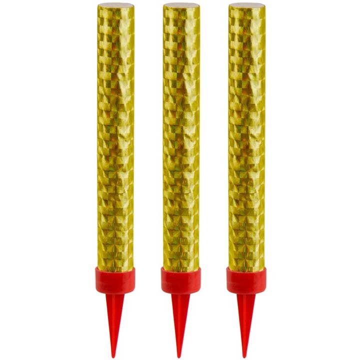 Mis Globos - Wholesale Verjaardagskaarsje - 3 bengalkaarsen