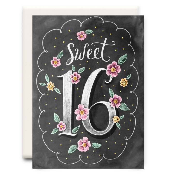 Sweet 16 | Birthday Greeting Card (Copy) for wholesale by Inkwell Cards