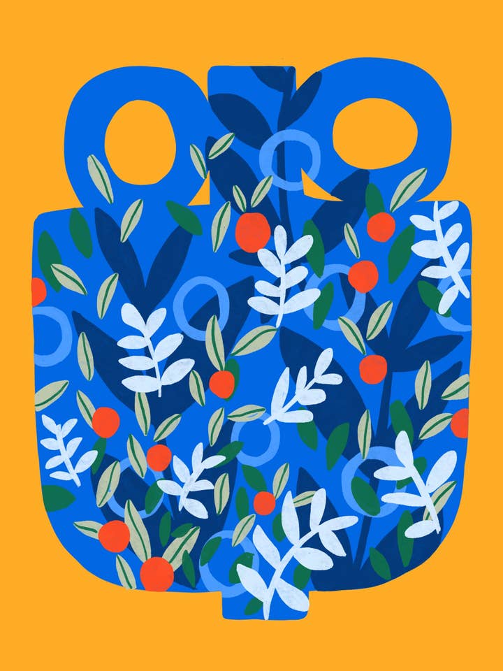 Olive Tree Pottery Fine Art Print for wholesale by Teresa Rego