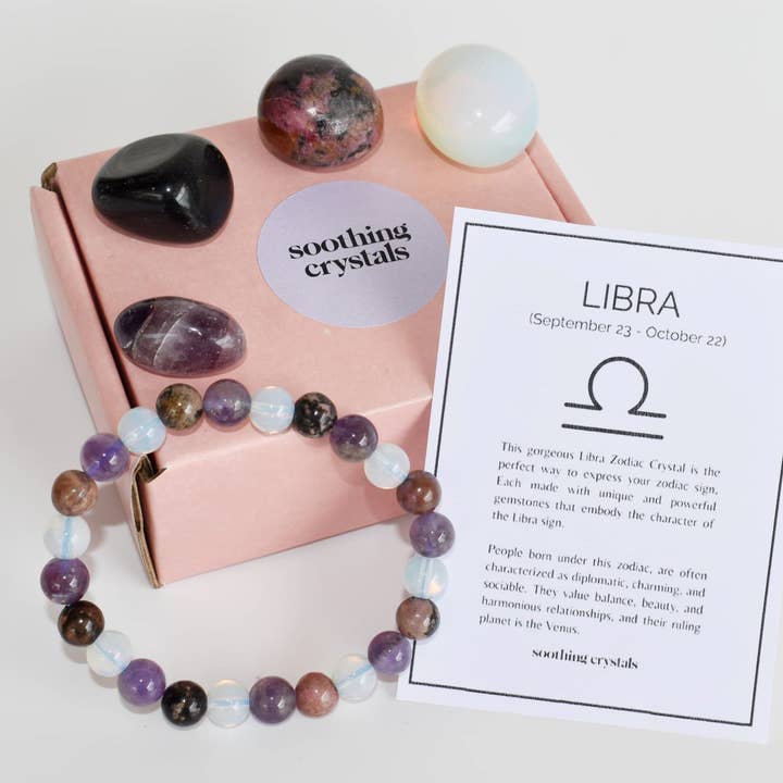 Kristall-Set | WAAGE | Steine Geschenk | Sternzeichen-Set für den Großhandel von Soothing Crystals