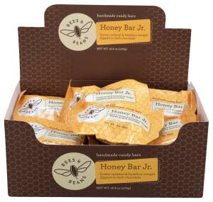 Bees & Beans - Wholesale Chocolate Bar - Honey Bar Jr.