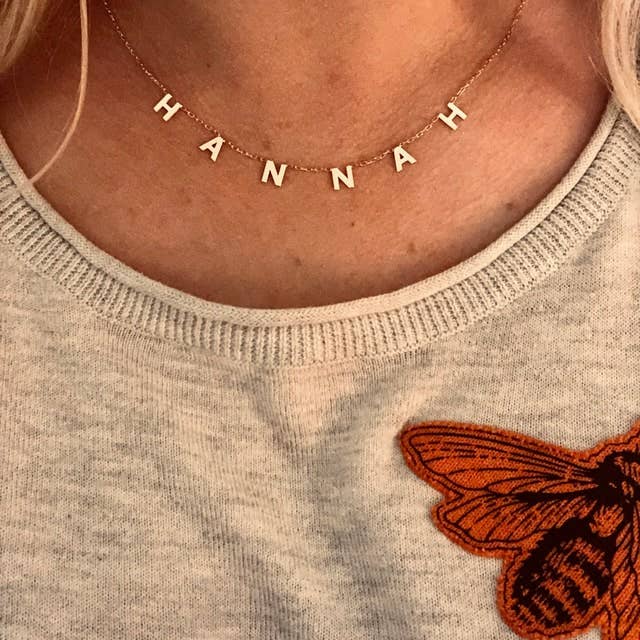 JoyPersonalized - Vendita all'ingrosso Collana con ciondolo/pendaglio - Collana con Nome e Iniziali Personalizzabili7