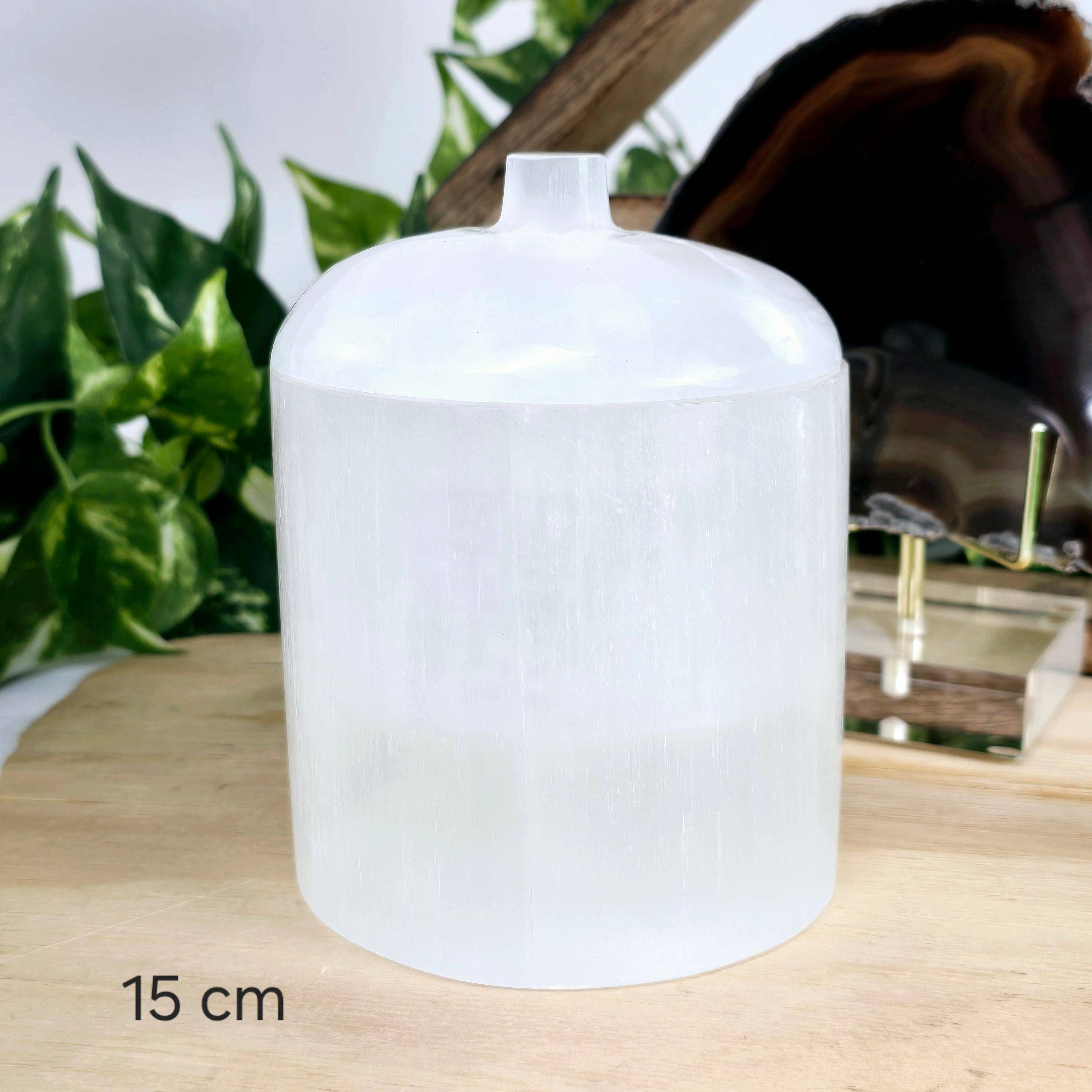 Rock Paradise - Wholesale Jar - Selenite Crystal Jar with Lid - Charging Stone1