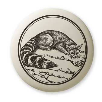Ringtail Porcelain Pendant Gift Box for wholesale by Touchstone Pottery