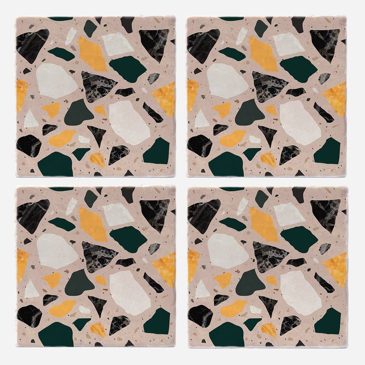 Versatile Coasters Canada - Vente Sous-verre - Due Terazzo Dots-verres1