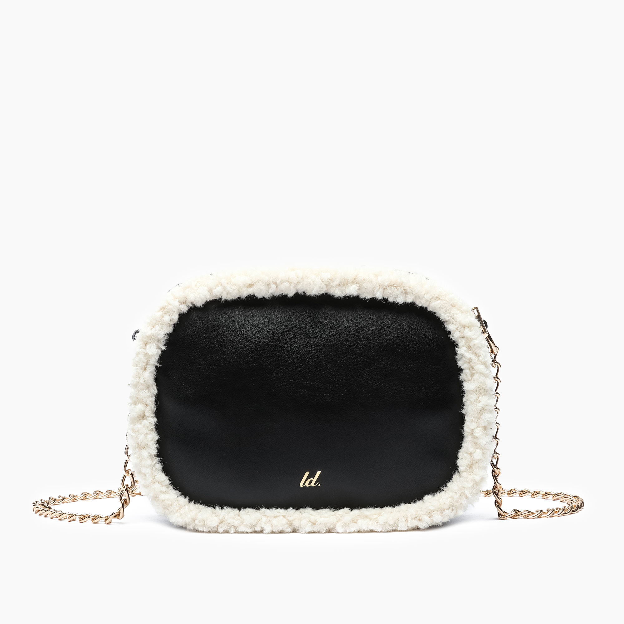 Like Dreams - Vente Sac à bandoulière – femme - Holly Sherpa Sac Bandoulière en Similicuir Végétalien Chic et Chaud pour l'Hiver9