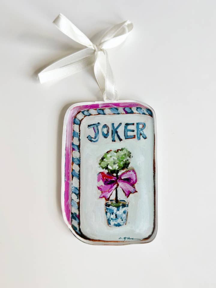 "Mahjong Chic" ornament for wholesale by Chelsea McShane Art