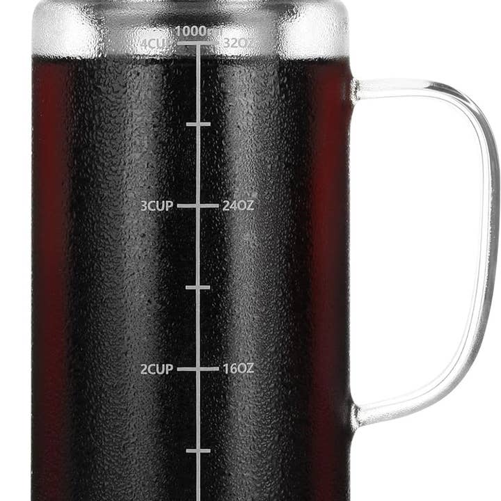BTaT Cafetière pour café infusé à froid et thé glacé, 32 oz pour la vente par Brew To A Tea