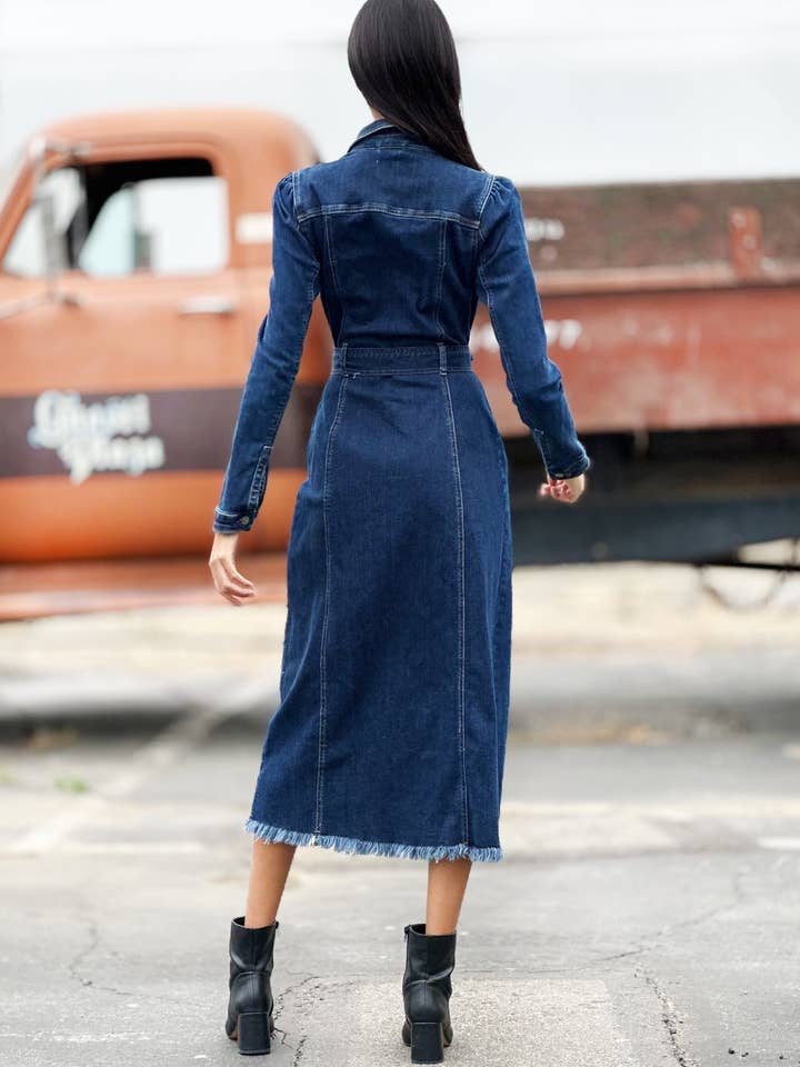 Denim jakkekjole for engroshandel hos WASH LAB