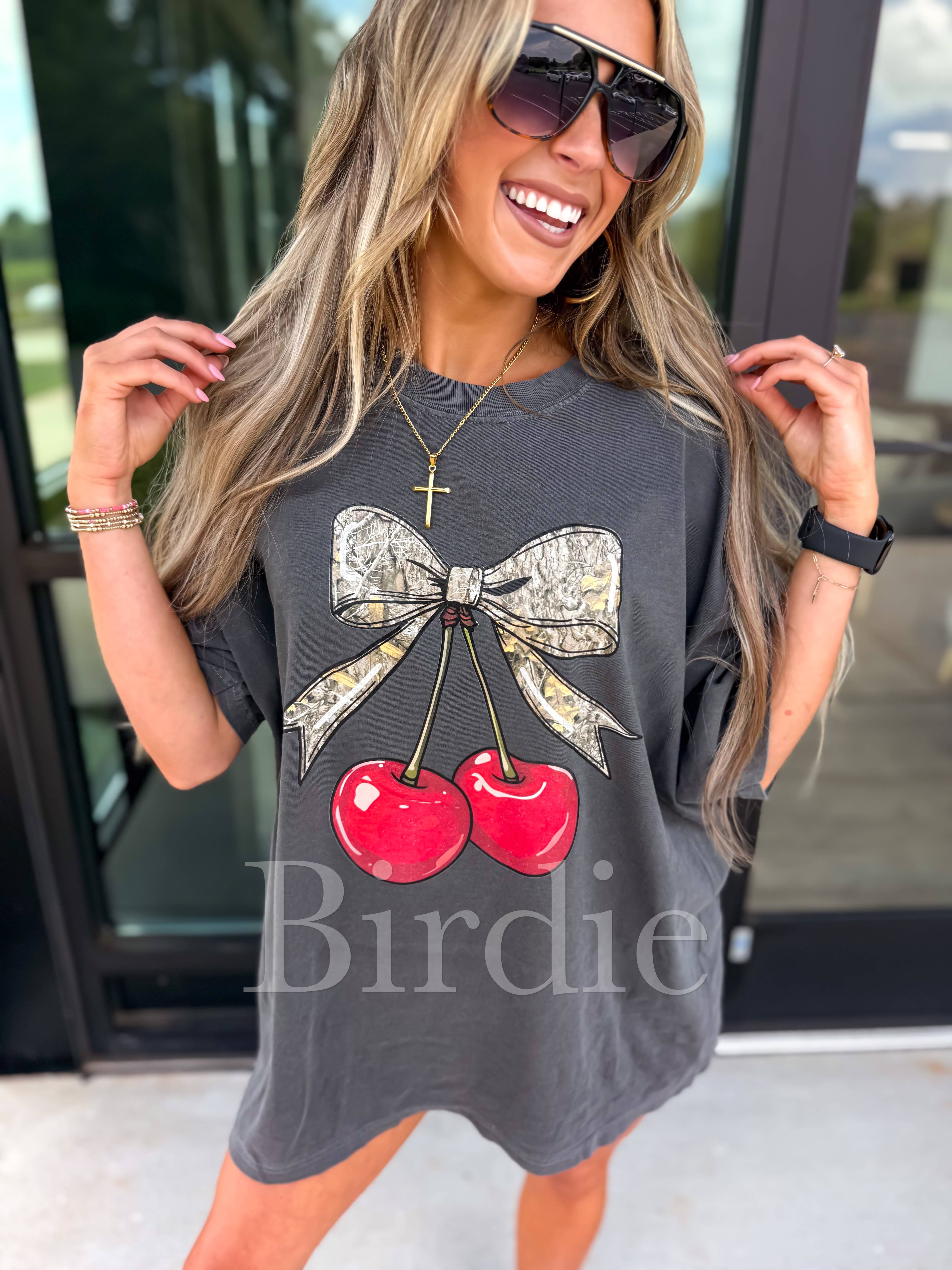 birdie - Wholesale T-Shirt (Graphic) - Women's - Camo Cherries Pepper Graphic Tee 3