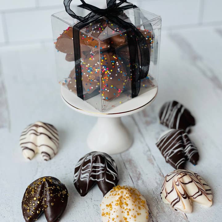 Chocolates Unlimited by Denise - Wholesale Chocolate Covered Sweets - Chocolate Dipped Fortune Cookies4