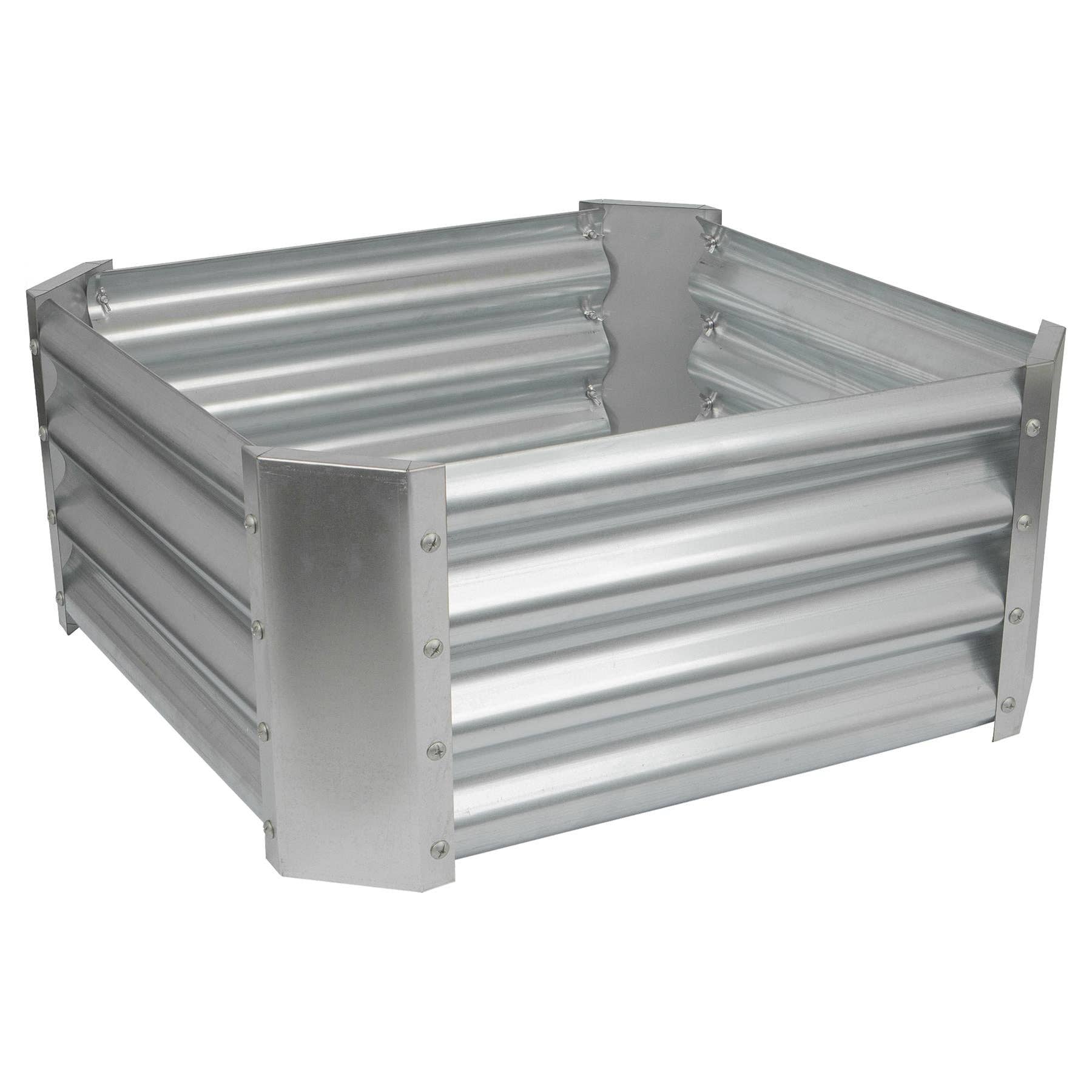 Rinkit Ltd – Großhandel Hochbeet – 60 cm x 60 cm quadratisches Hochbeet aus verzinktem Stahl – von Harbour Housewares0