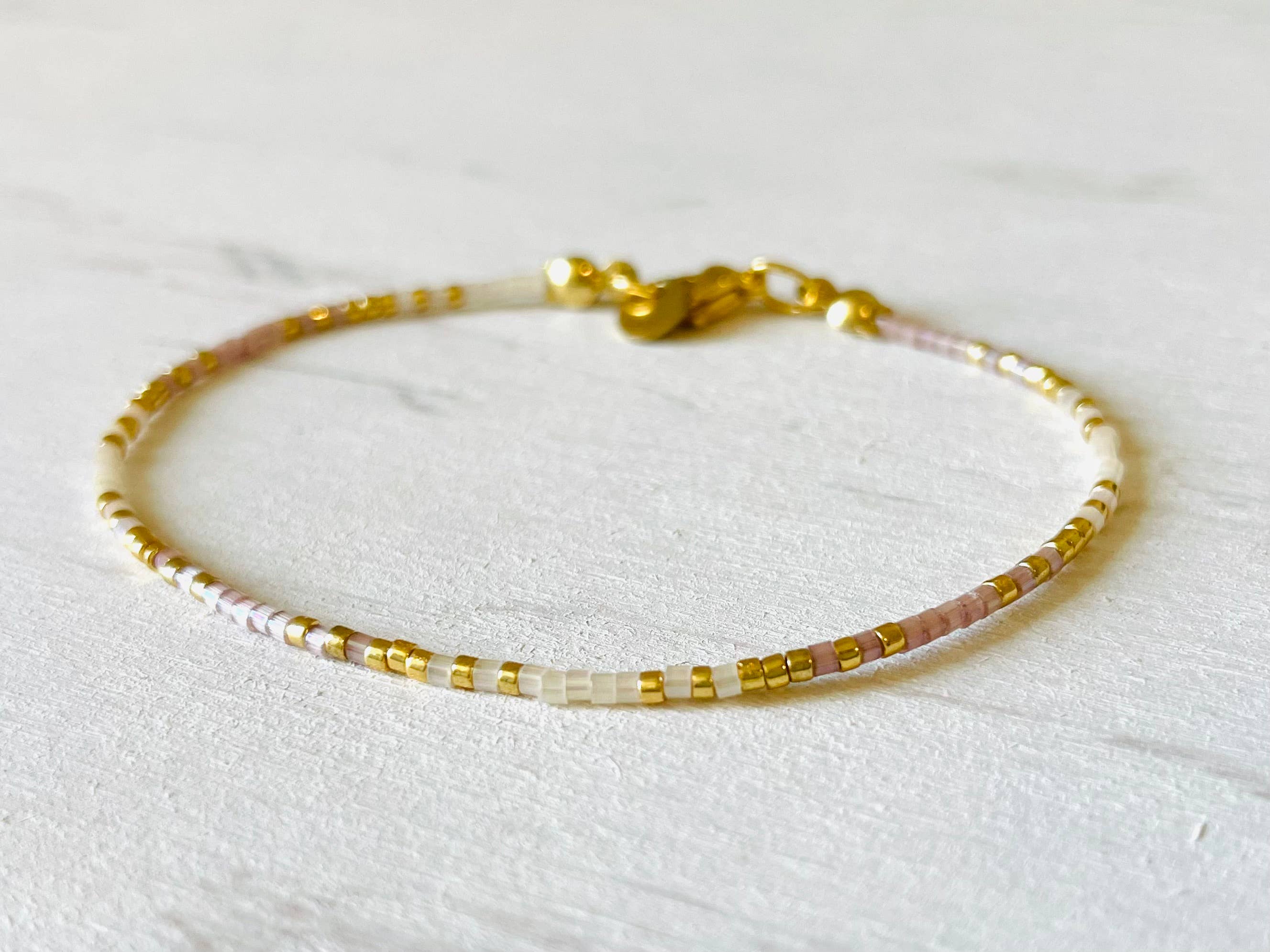 Atelline – wholesale Beaded bracelet – Stainless steel women's bracelets, bead bracelets N0142