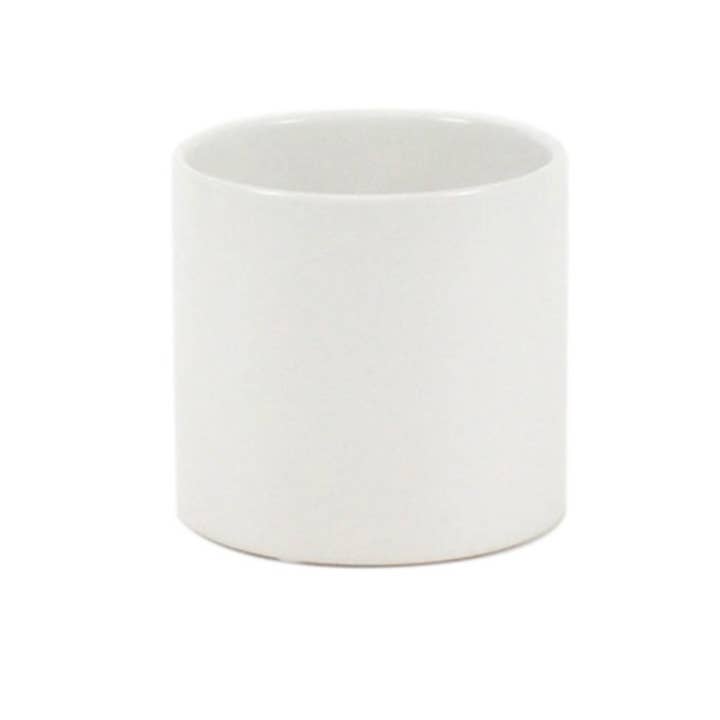 Collection de pots Harley - Cylindre blanc CN1145 pour la vente par Replica Plants and Decor