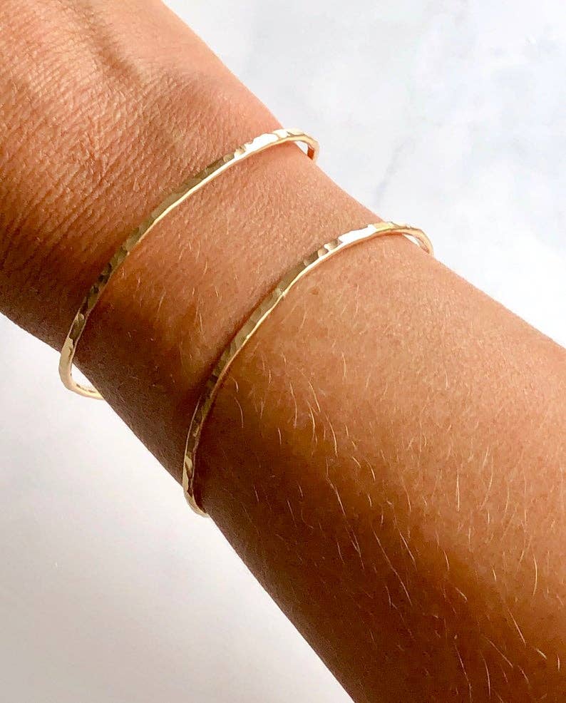 Bonnie Boardman Jewelry - Wholesale Cuff Bracelet - Hammered Wrap Adjustable Cuff3