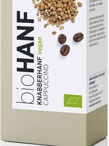Hemp snack cappuccino for wholesale by hanf & natur