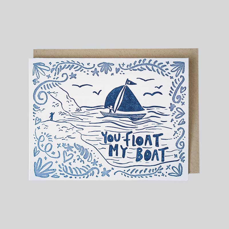folio press & paperie - Wholesale Love Card - Float My Boat Card