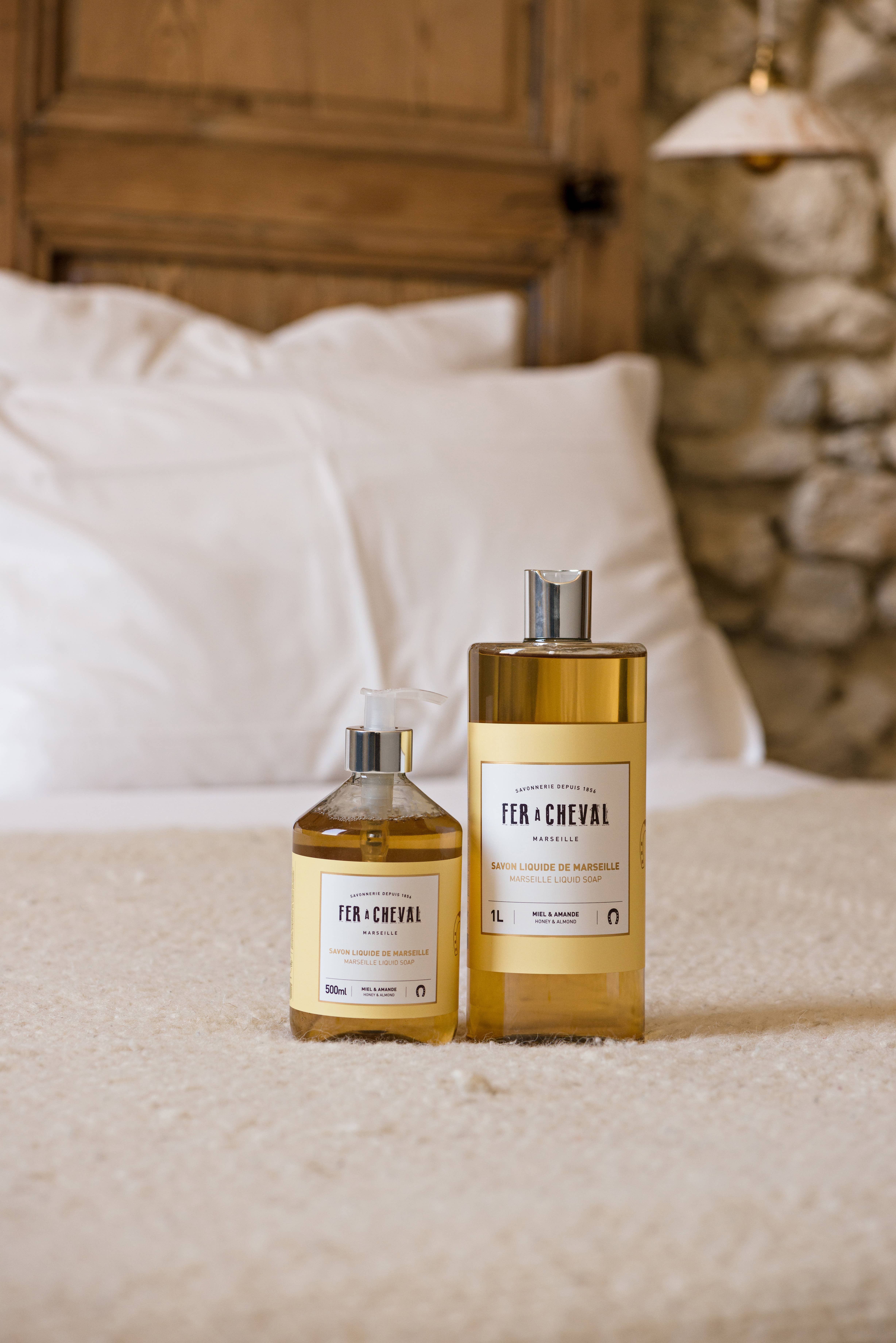 Fer à Cheval - Wholesale Body Wash/Shower Gel - Marseille Liquid Soap Honey & Almond 1L1