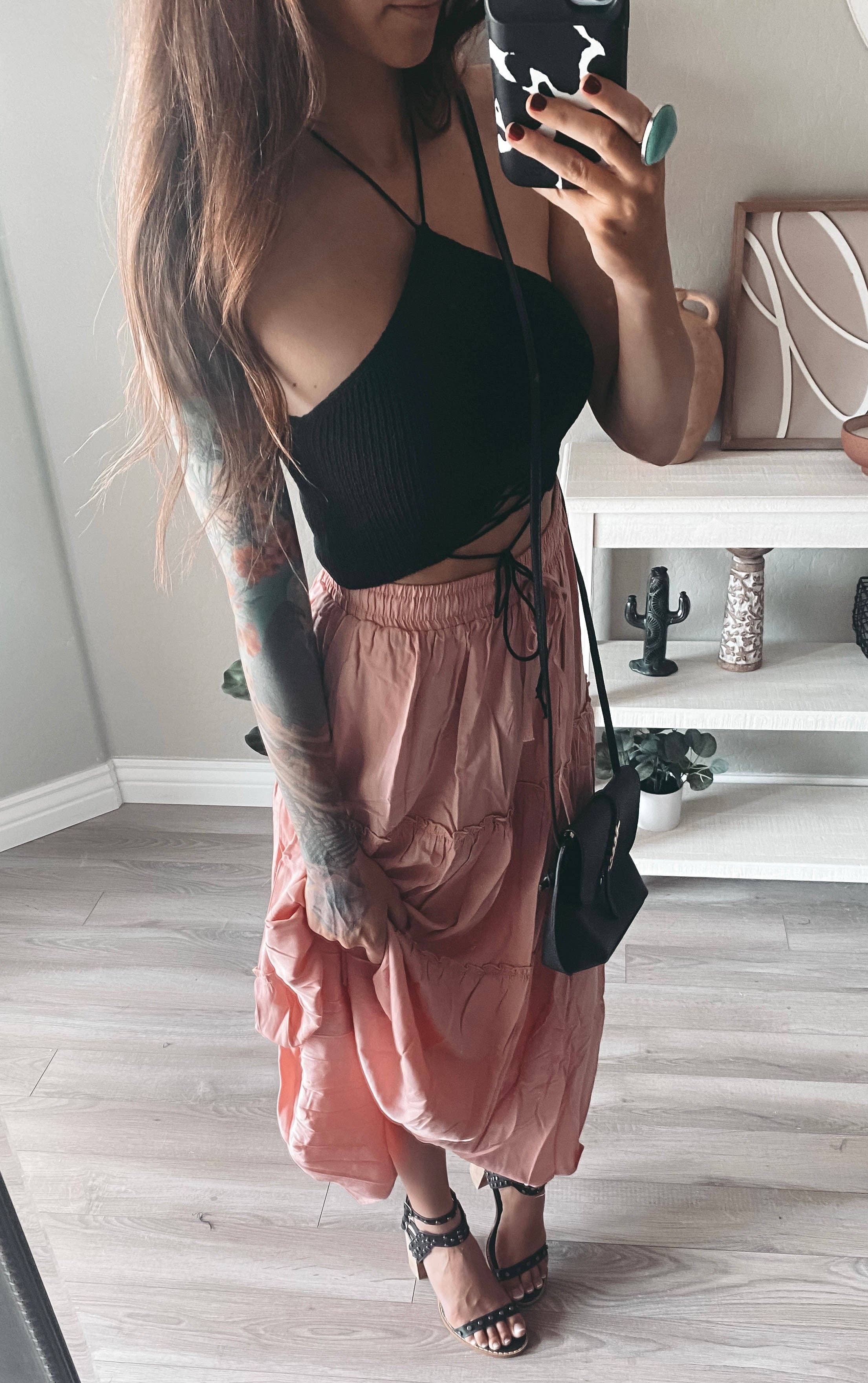 Mauve and Mallow Clothing Co - Vente Haut en maille – femme - Licol court #175612 Boho3