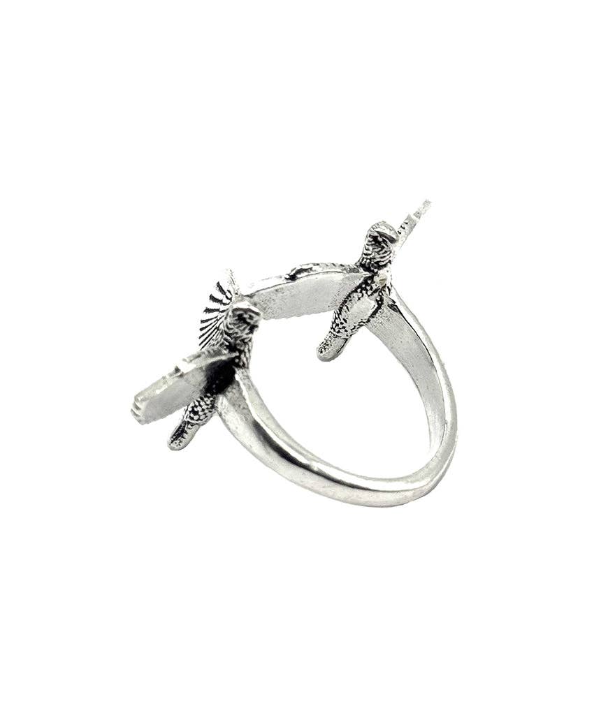 Urbiana – wholesale Multi-finger ring – Dual Bird Ring1