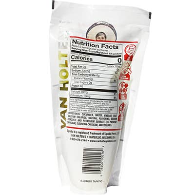 Van Holten's - Wholesale Pickled Vegetables - Van Holten's Jumbo Tapatio Pickle-In-A-Pouch, 12ct Case1