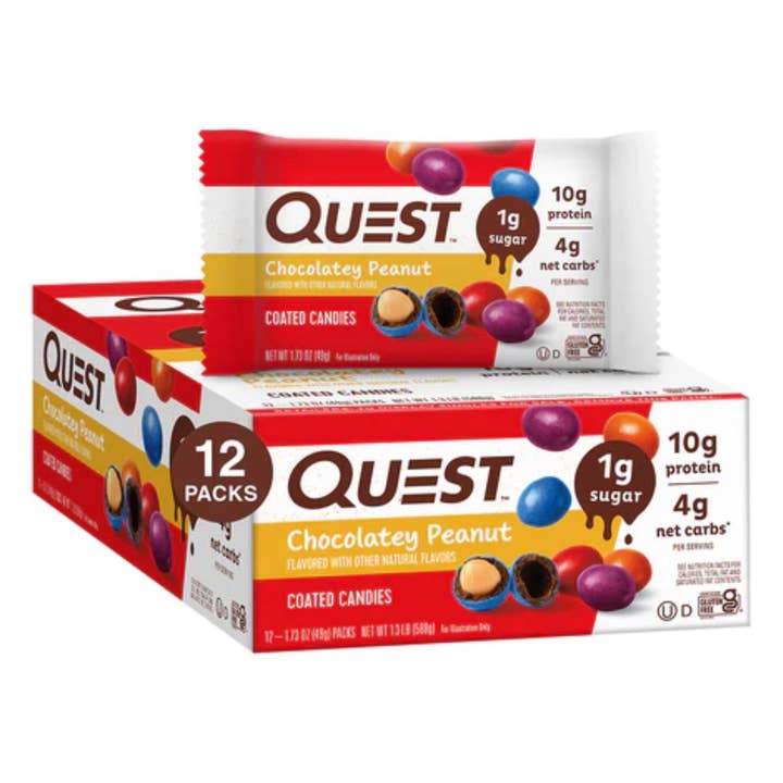 Campus Protein - Wholesale Chocolate Covered Sweets - Quest Chocolatey Coated Peanut Candies