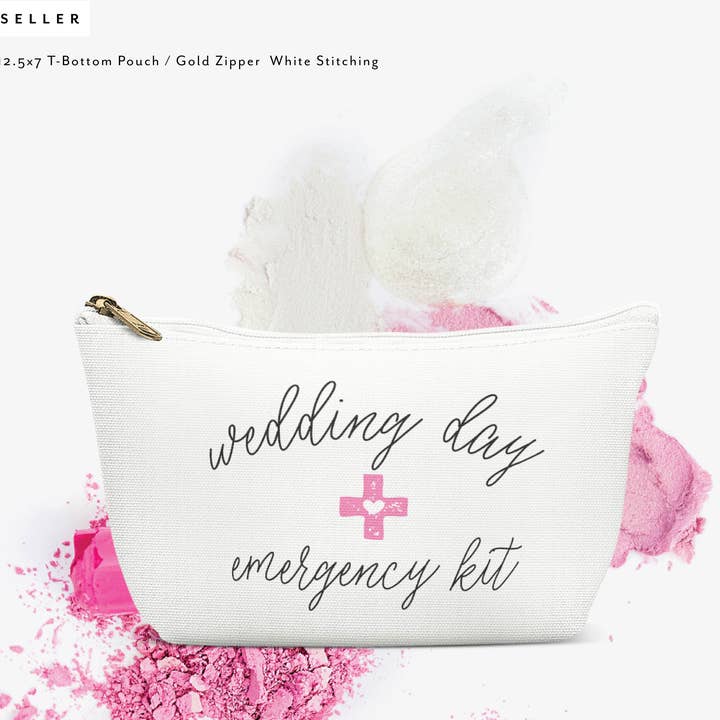Wedding Day Emergency Kit Makeup Case and other Purchase Wholesale bride emergency kit. Free Returns & Net 60 Terms on Faire trending on Faire.