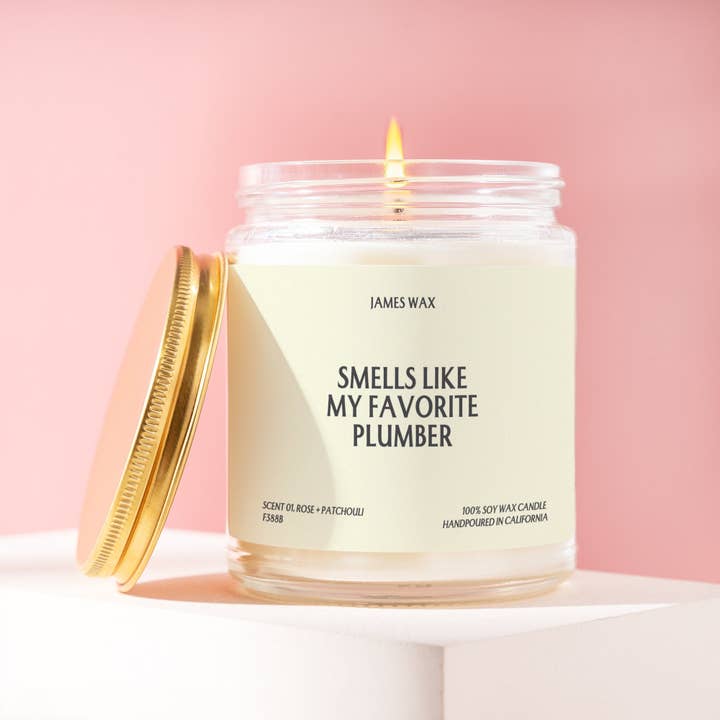 James Wax – wholesale Jar/filled candle – Plumber Gift Favorite Plumber Candle For Plumbers Tradespeople F388B