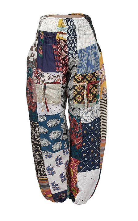 Kaleidoscope Accessories - Wholesale Pants - Women's - Patchwork Pants, Assorted Designs3