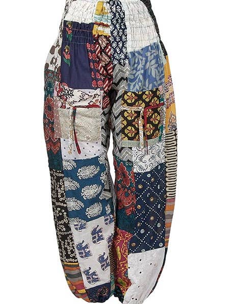 Kaleidoscope Accessories - Wholesale Pants - Women's - Patchwork Pants, Assorted Designs3