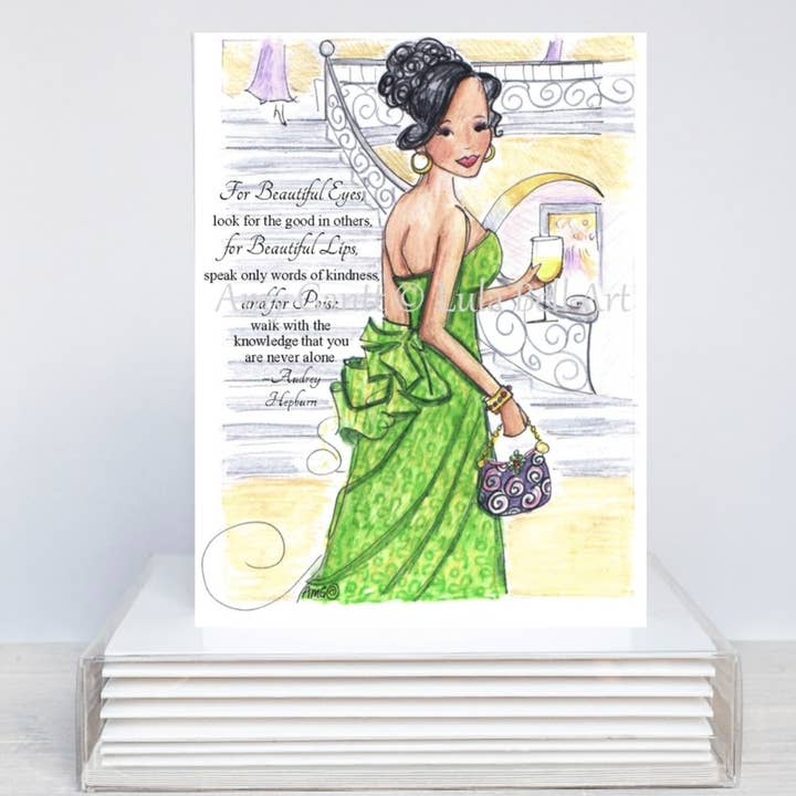 Cartes de correspondance en boîte Shimmering Shiraz pour la vente par Lula Bell Cards and Gifts