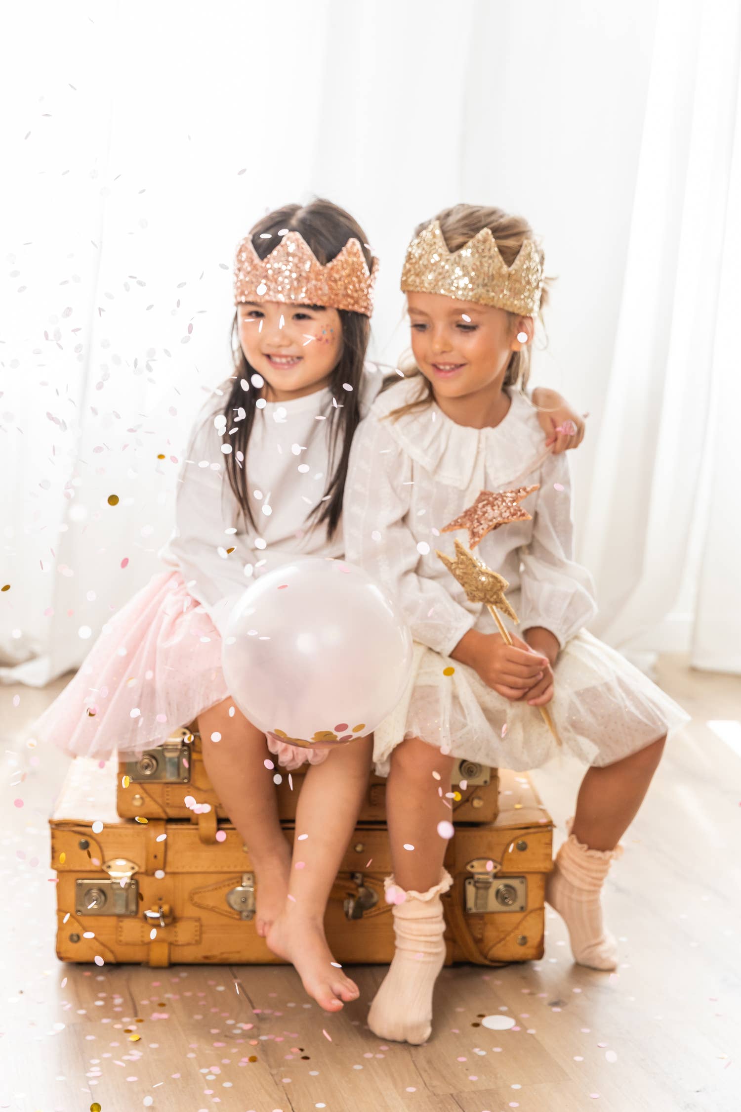 Luciole et Petit Pois - Vente Déguisement – enfant - Crown - pink sequins6