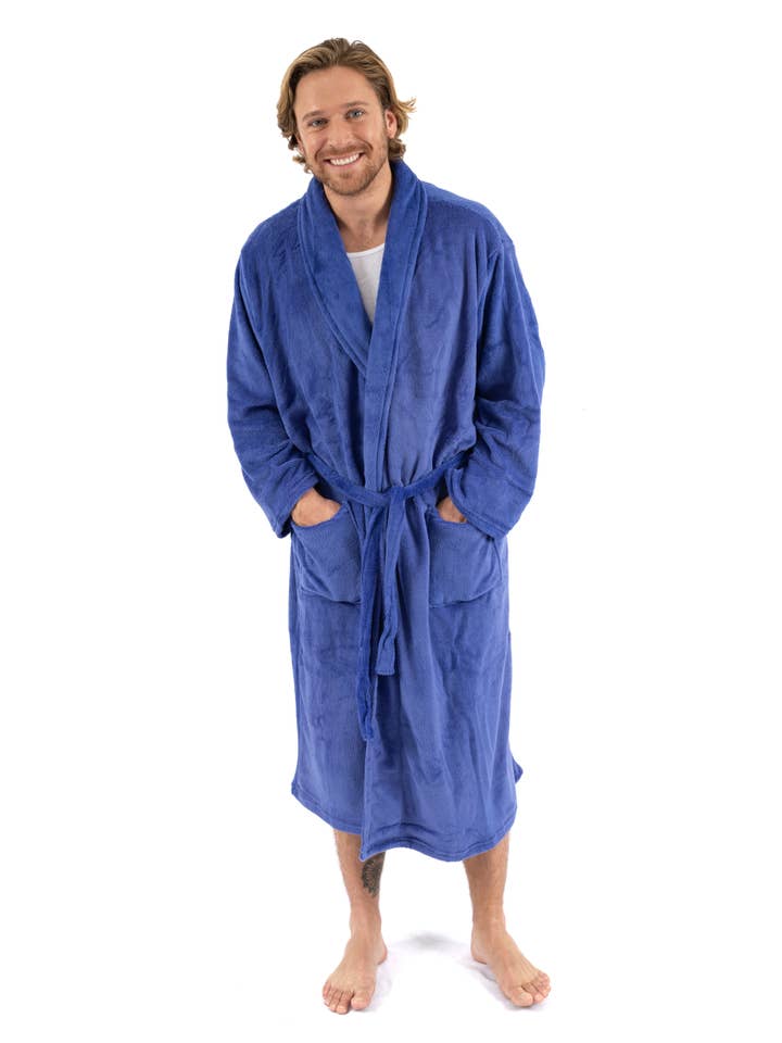 Leveret Pajamas - Wholesale Robe - Men's - Mens Fleece Robe for Winter5
