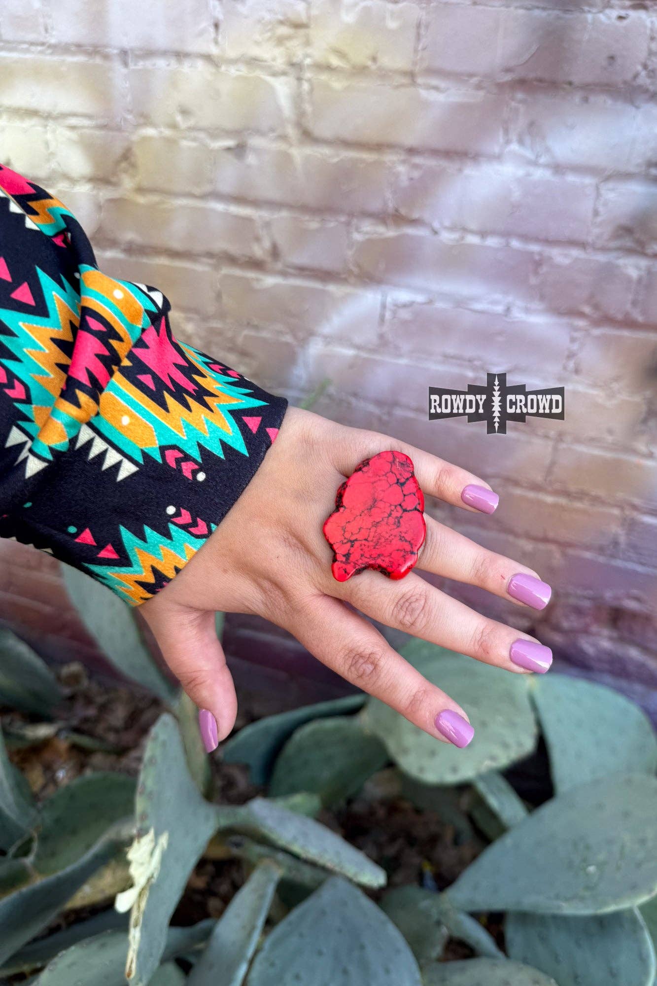 Rowdy Crowd Clothing - Wholesale Scarf Clip - Women's - Rock Scarf Slides3