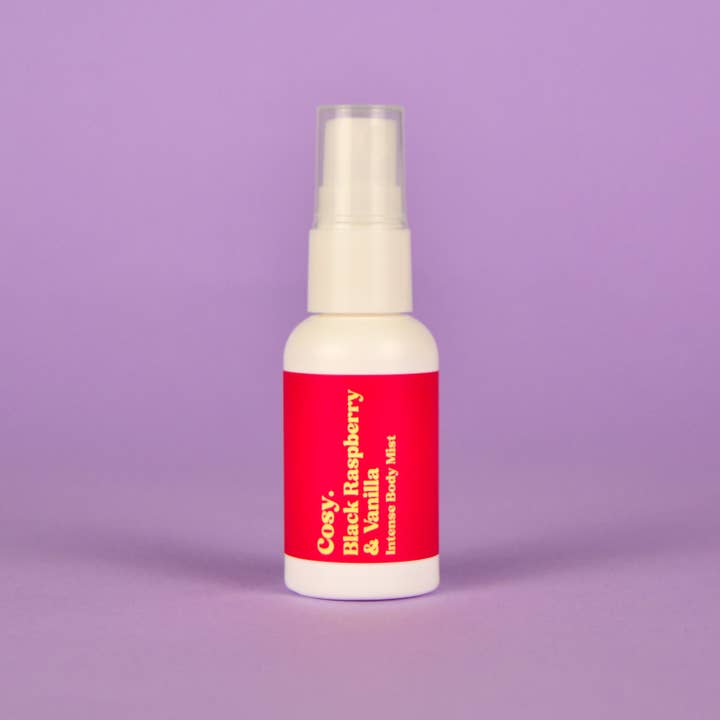 Black Raspberry & Vanilla 30ml Intense Body Mist for wholesale by Cosy Cosmetics