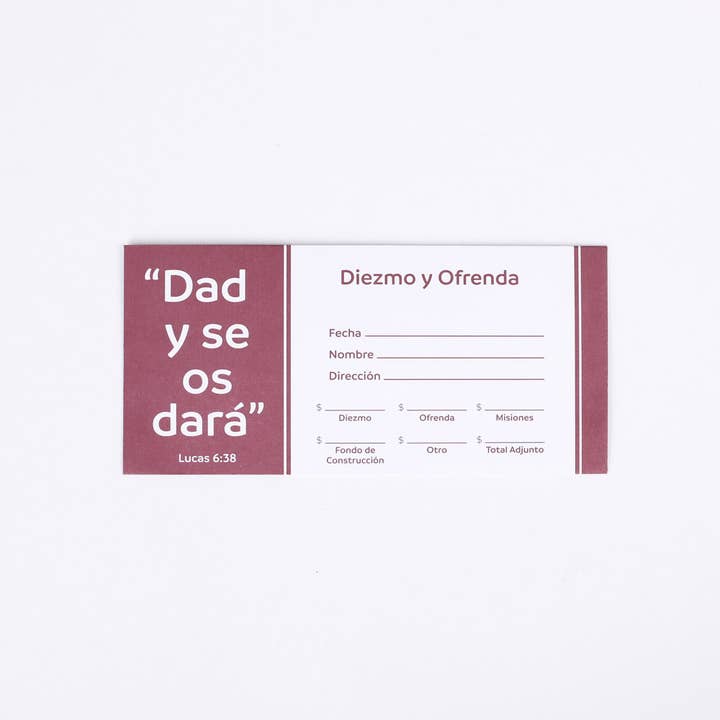 Swanson Christian Products - Wholesale Envelopes - Spanish Envelope for Tithe and Offering - Give and it will be Given - 100 Ct.3